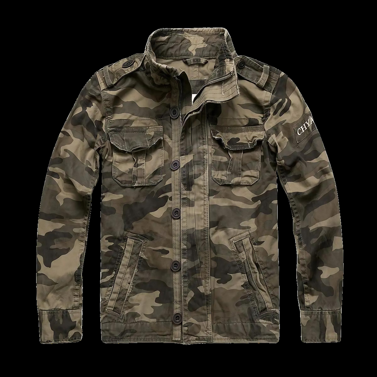 Veste en jean homme rétro à poches, cinq coloris, du S au 2XL, marron