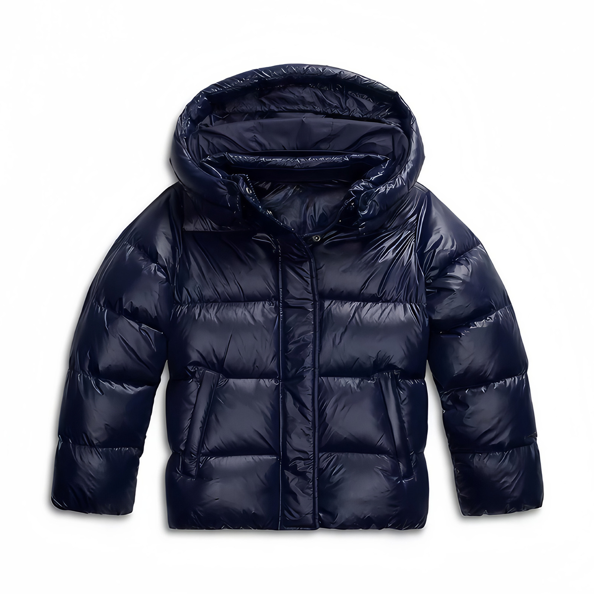Veste matelassée légère femme, coupe ajustée, bleu ou noir, bleu