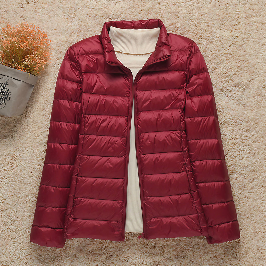 Veste matelassée légère femme, à capuche ou à col montant