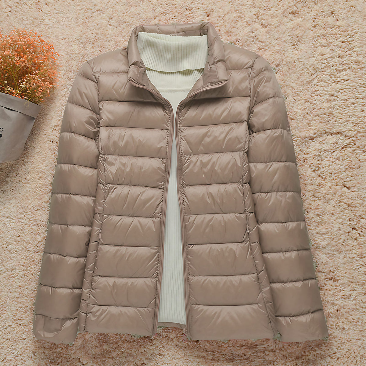 Veste matelassée légère femme, à capuche ou à col montant