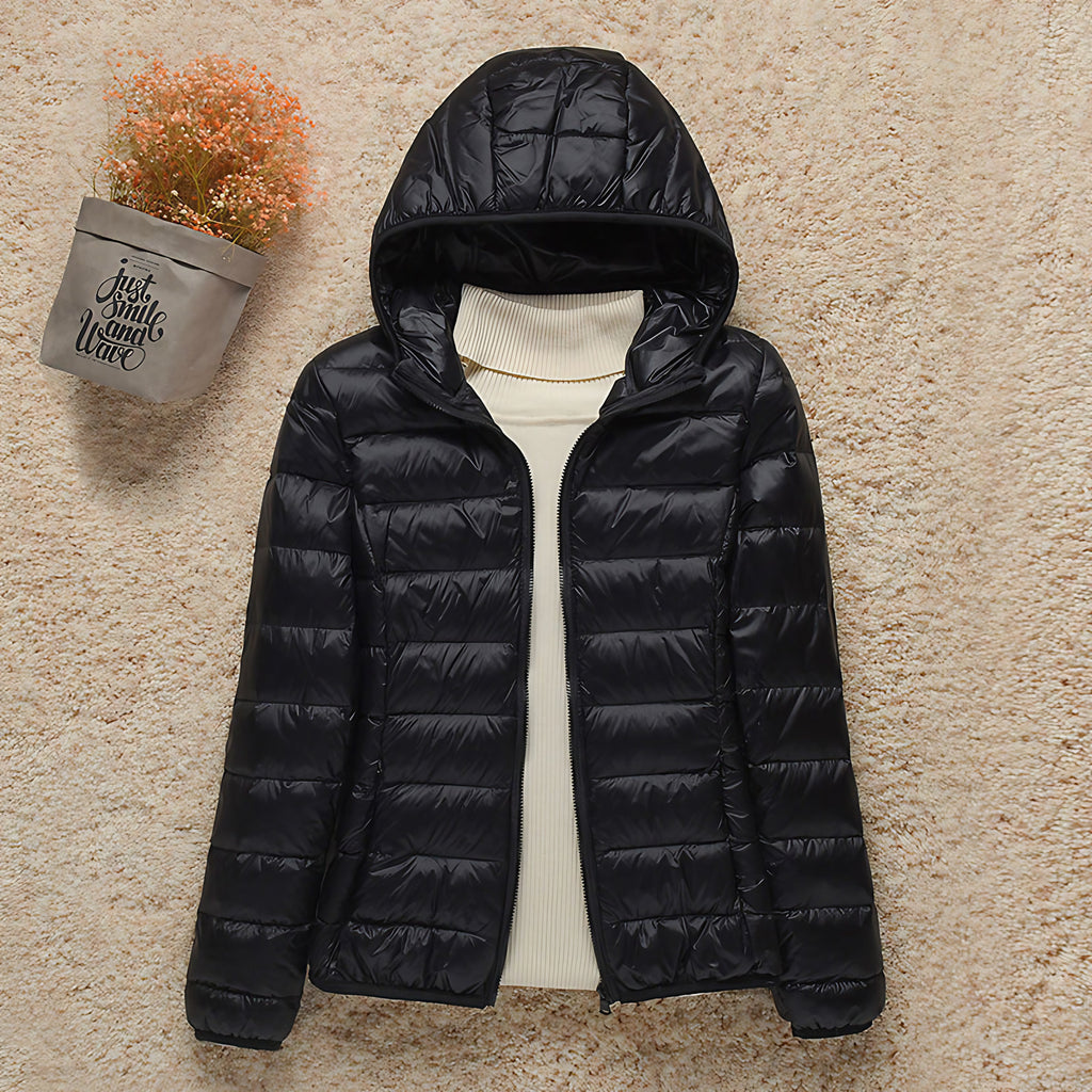 Veste matelassée légère femme, à capuche ou à col montant
