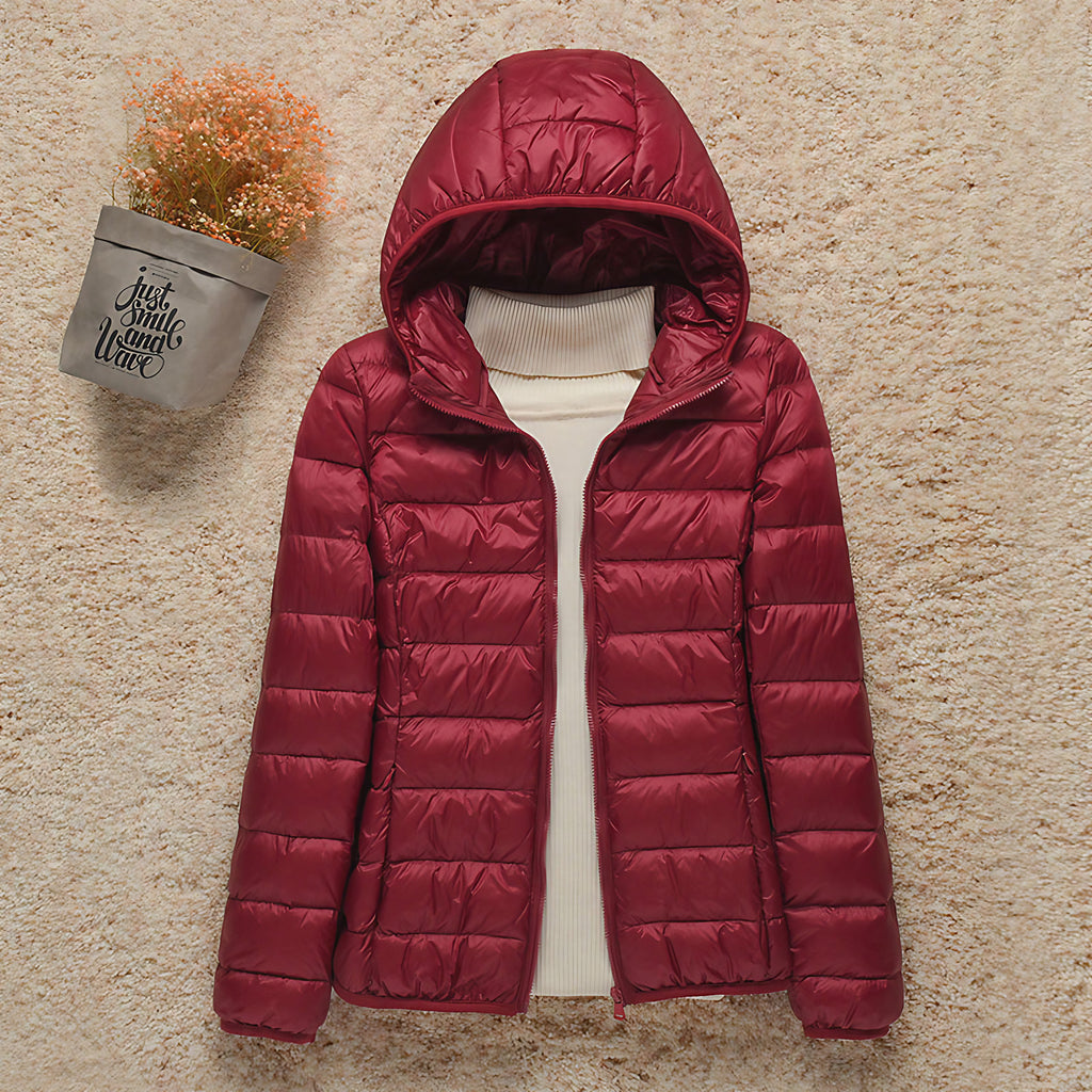 Veste matelassée légère femme, à capuche ou à col montant
