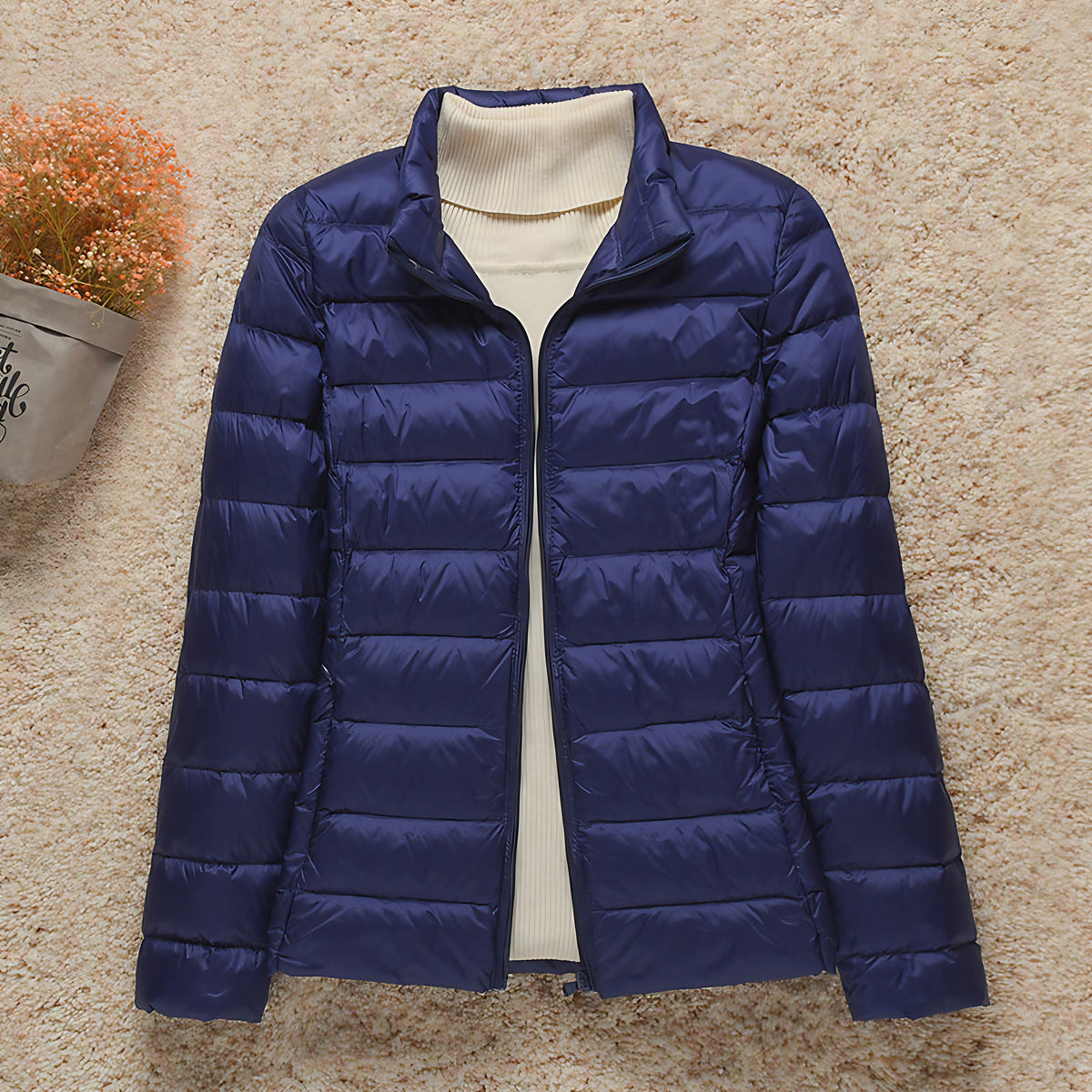 Veste matelassée légère femme, à capuche ou à col montant