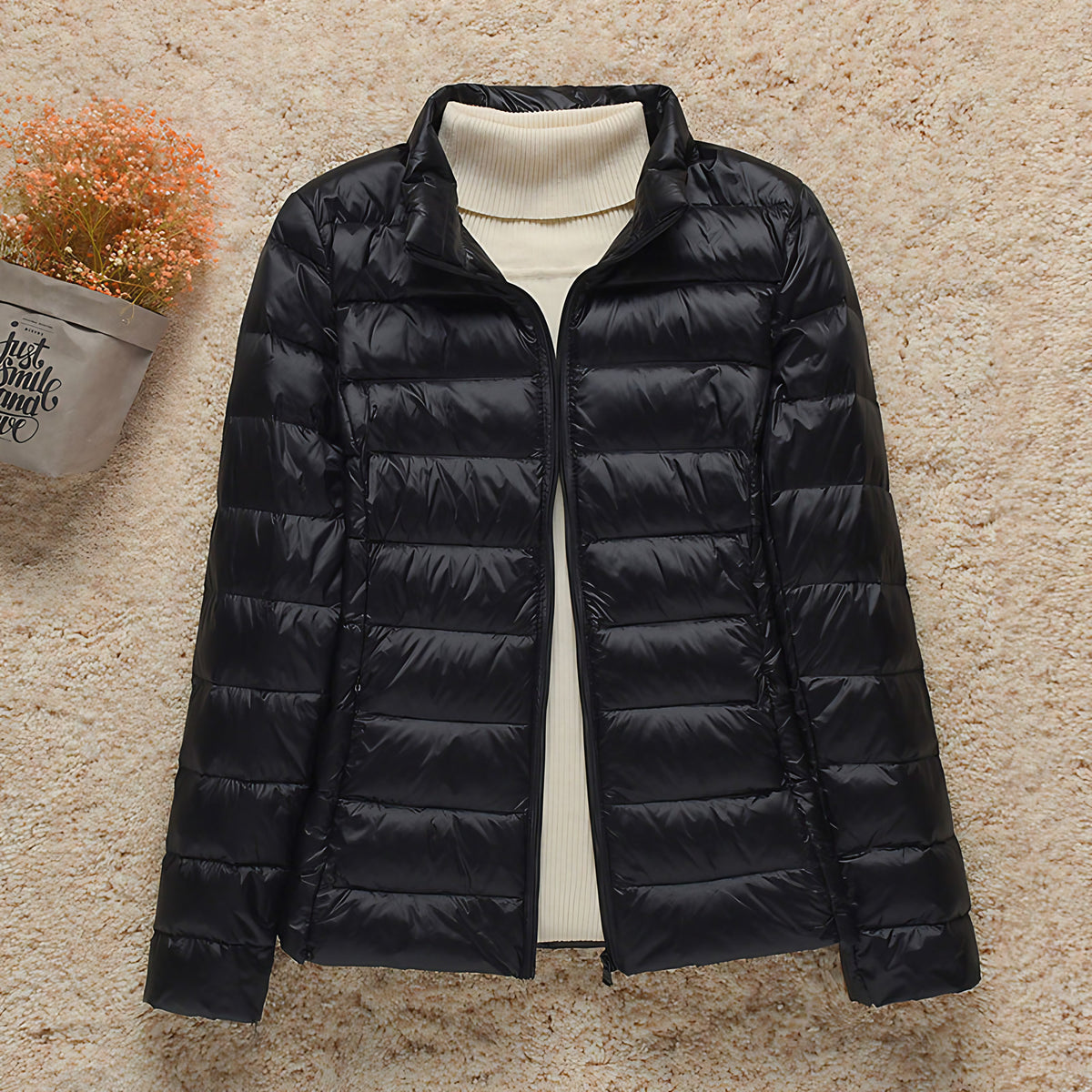Veste matelassée légère femme, à capuche ou à col montant