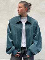 Veste mi-saison femme, trois coloris, du S au L, bleu vert