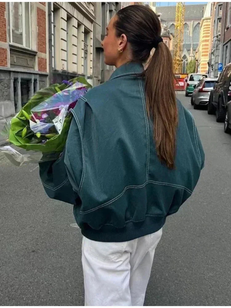 Veste mi-saison femme, trois coloris, du S au L
