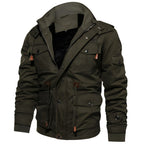 Veste militaire homme à poches, taille ajustable, du XS au 4XL