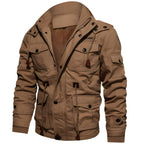 Veste militaire homme à poches, taille ajustable, du XS au 4XL
