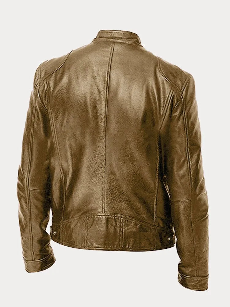 Veste moto homme à poches zippées, dix coloris, du S au 5XL