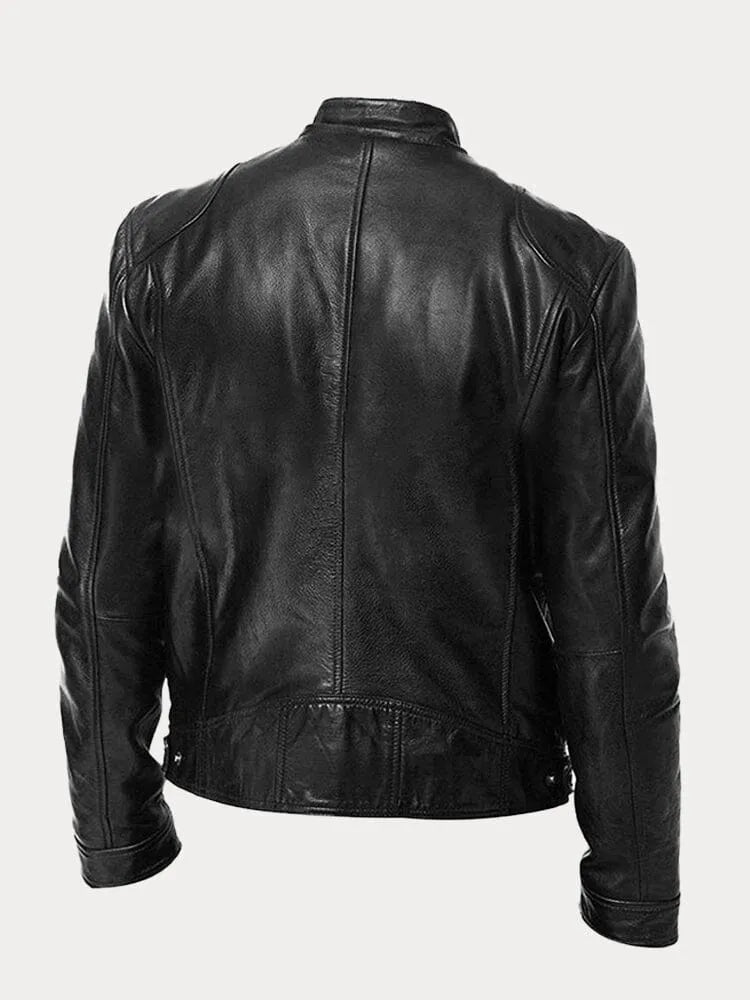 Veste moto homme à poches zippées, dix coloris, du S au 5XL