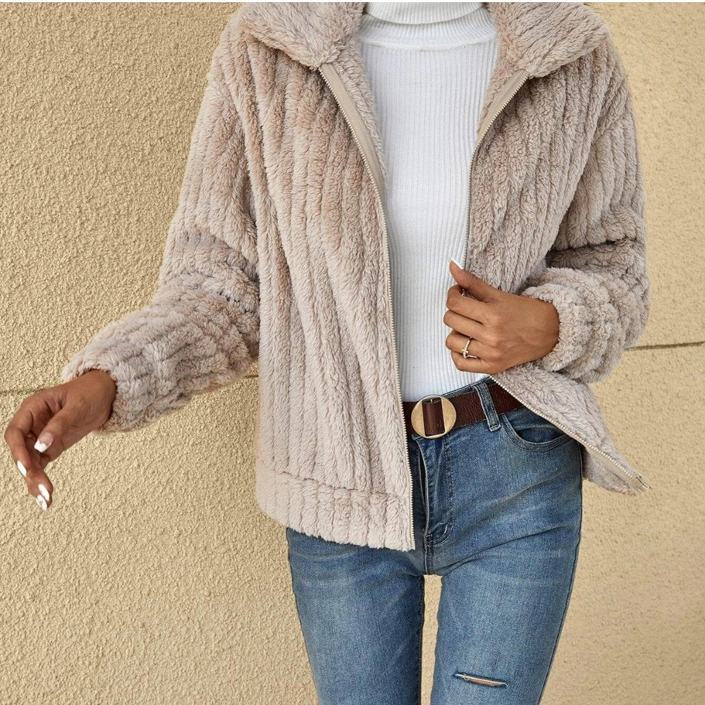 Veste polaire femme chaude, cinq coloris, du S au 3XL