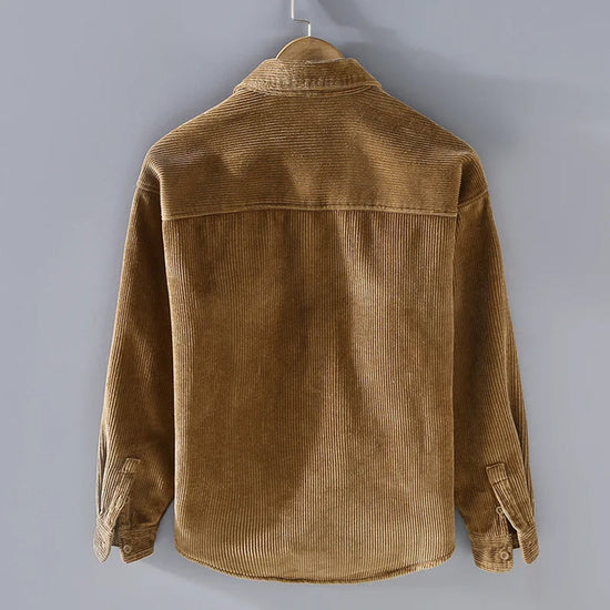 Veste d'hiver homme boutonnée, doublure lisse, coupe classique