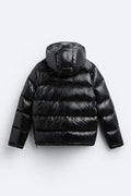 Doudoune femme imperméable, coupe décontractée, noir ou vert, noir