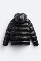 Doudoune femme imperméable, coupe décontractée, noir ou vert, noir
