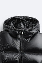 Doudoune femme imperméable, coupe décontractée, noir ou vert