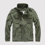 Veste homme mi-saison à manches longues et poches, cinq coloris, vert