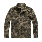 Veste homme mi-saison à manches longues et poches, cinq coloris, marron