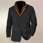 Veste homme vintage à col montant, cinq coloris, du S au 5XL