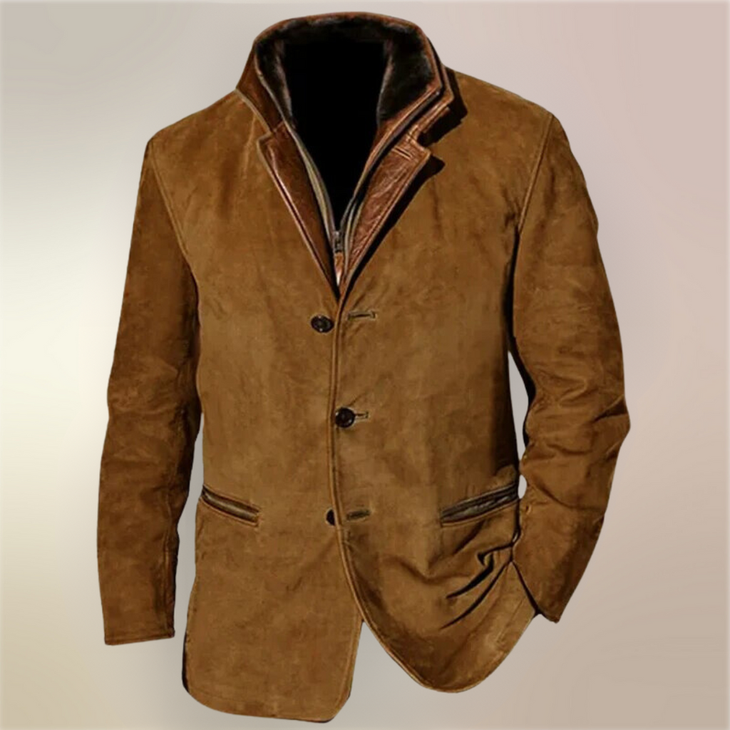 Veste homme vintage à col montant, cinq coloris, du S au 5XL