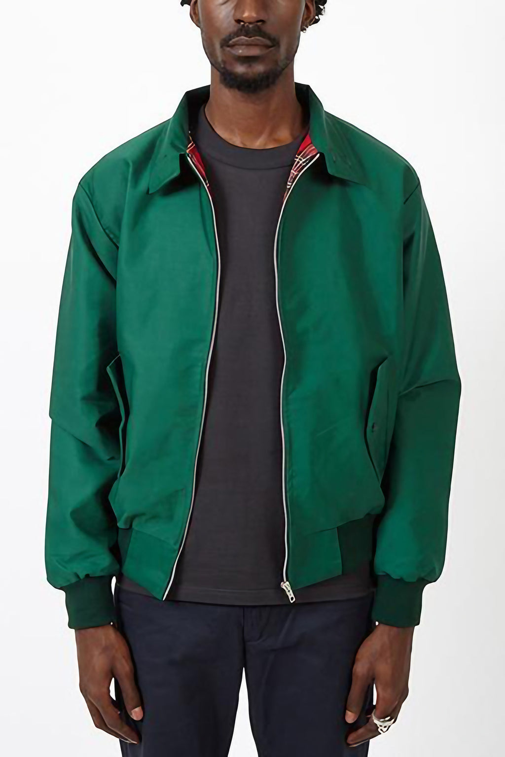 Veste zippée homme à poignets côtelés, huit coloris, S au 4XL, vert