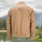 Veste zippée homme à poignets côtelés, huit coloris, S au 4XL