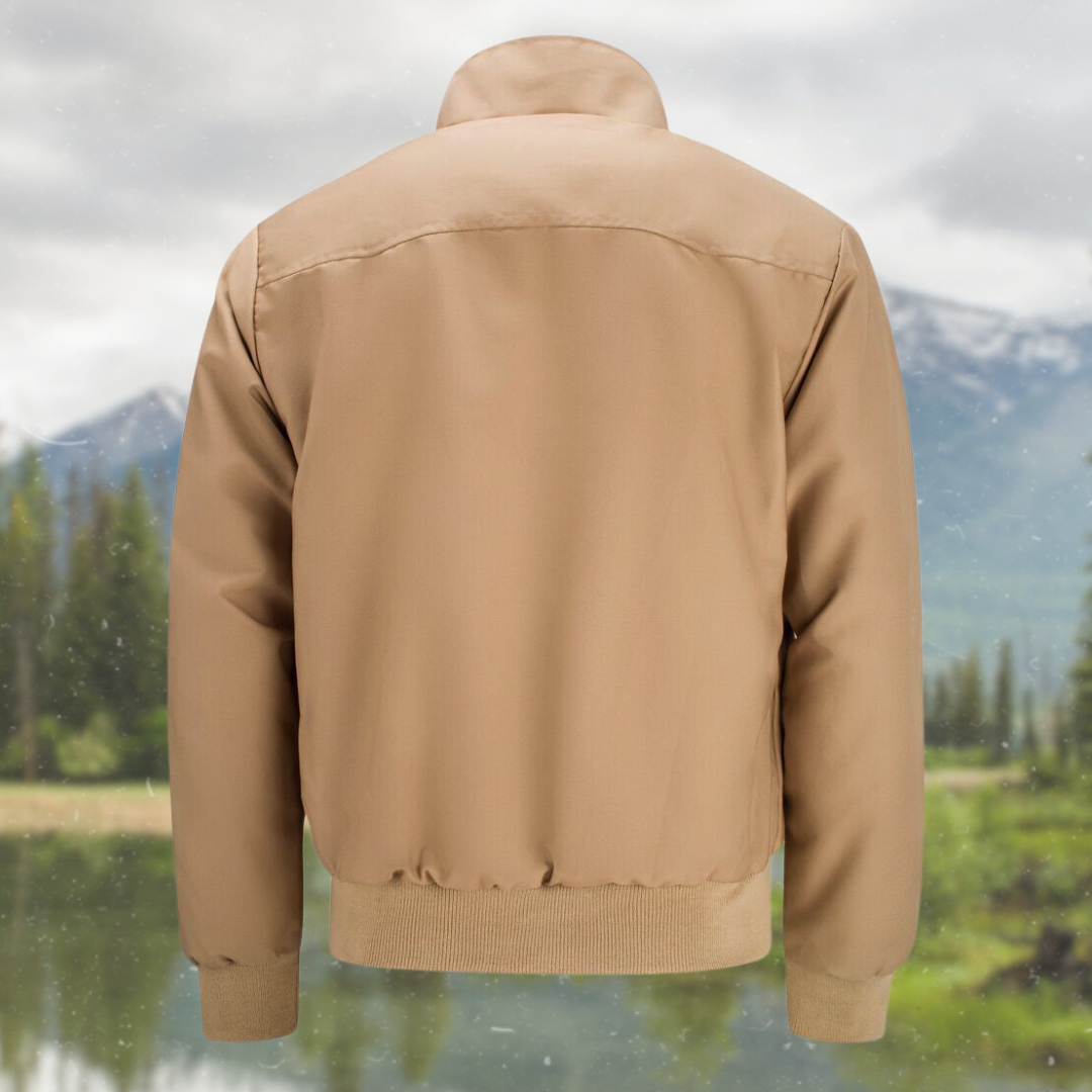 Veste zippée homme à poignets côtelés, huit coloris, S au 4XL