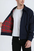 Veste zippée homme à poignets côtelés, huit coloris, S au 4XL