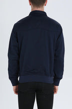 Veste zippée homme à poignets côtelés, huit coloris, S au 4XL