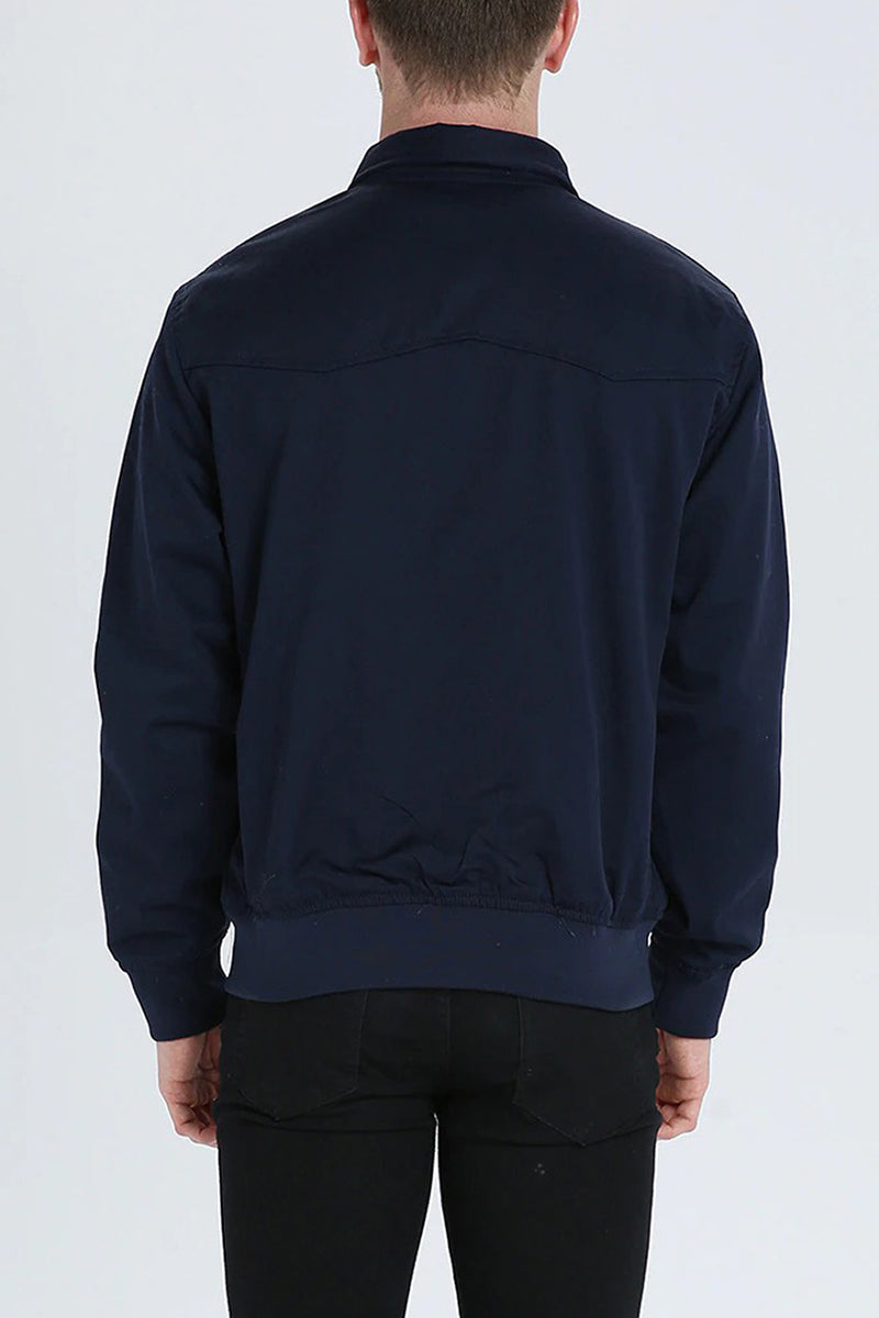 Veste zippée homme à poignets côtelés, huit coloris, S au 4XL
