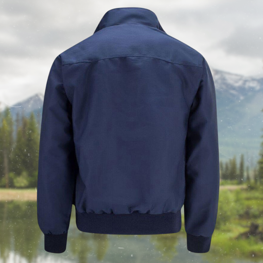 Veste zippée homme à poignets côtelés, huit coloris, S au 4XL