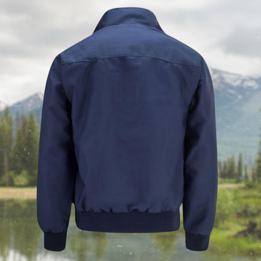 Veste zippée homme à poignets côtelés, huit coloris, S au 4XL
