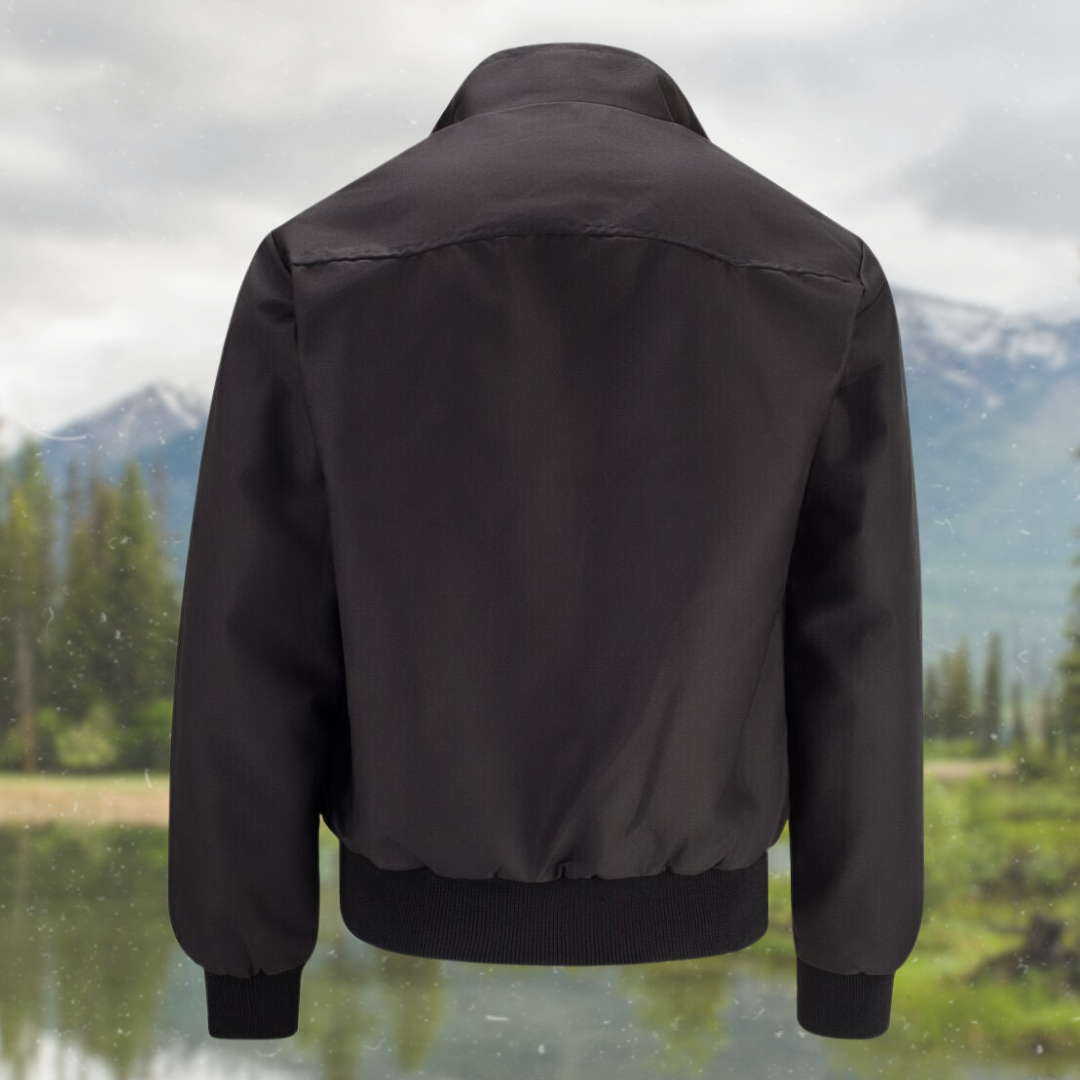 Veste zippée homme à poignets côtelés, huit coloris, S au 4XL