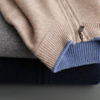 Veste zippée homme, kaki, gris ou bleu marine, du S au 2XL
