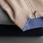 Veste zippée homme, kaki, gris ou bleu marine, du S au 2XL