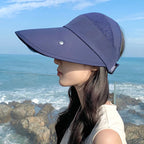 Visière de soleil femme ajustable, six coloris
