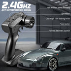 Voiture télécommandée de drift 4x4 à lumières LED, rechargeable