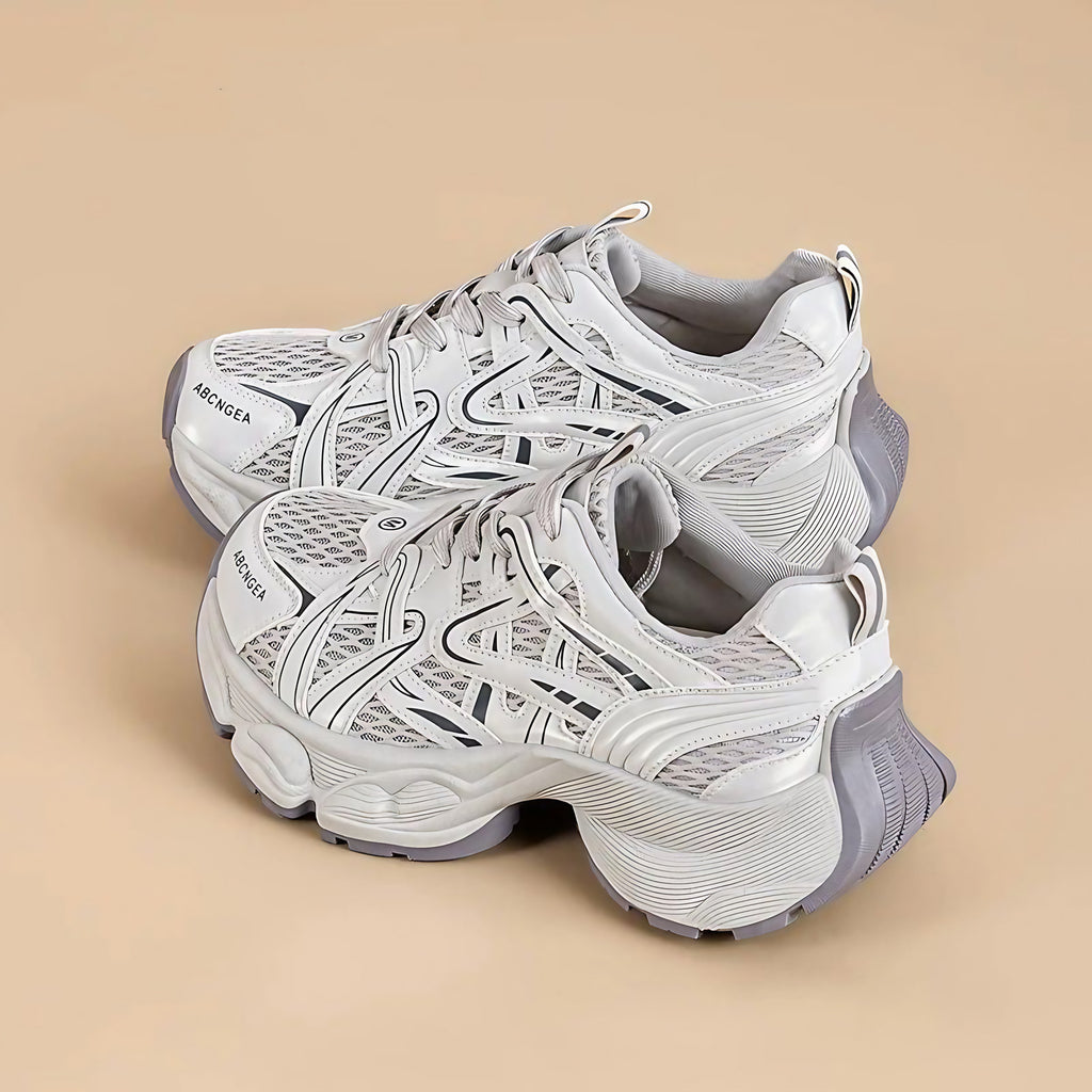 Chaussures de sport femme légères, talon amorti, du 35 au 40, gris