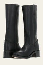 Bottes montantes femme à talon, cinq coloris, du 35 au 46, noir