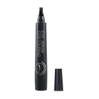 Stylo sourcils liquide à pointe fourchue, cinq teintes, noir