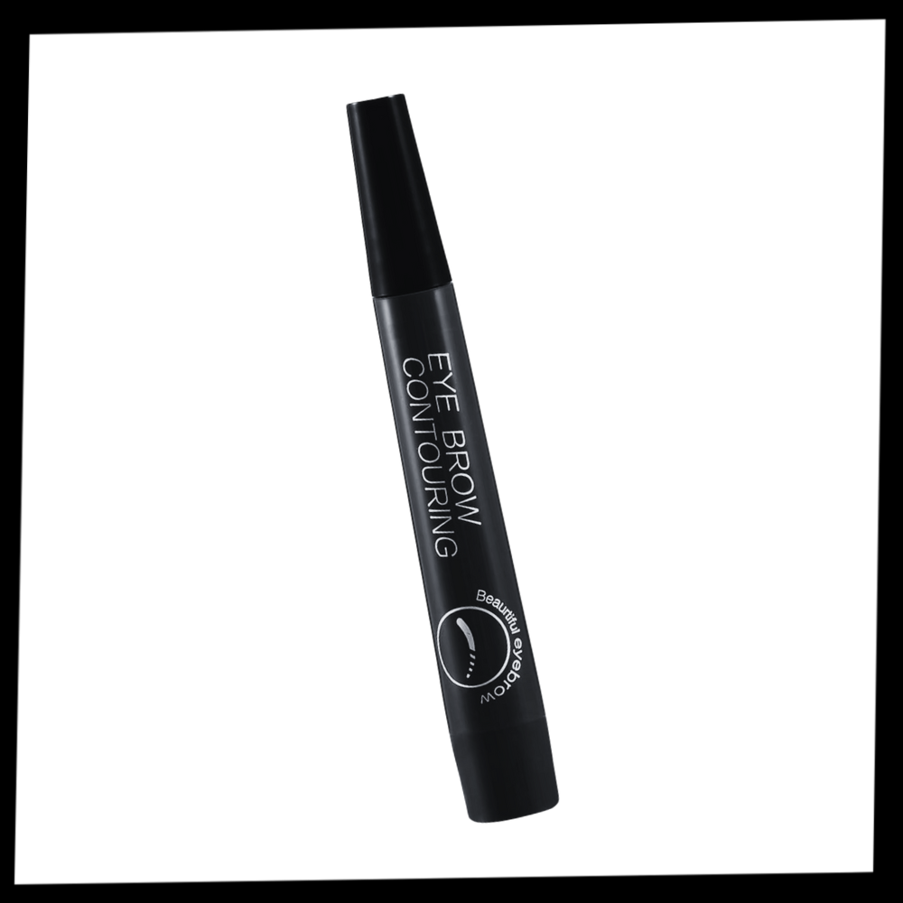 Stylo sourcils liquide à pointe fourchue, cinq teintes