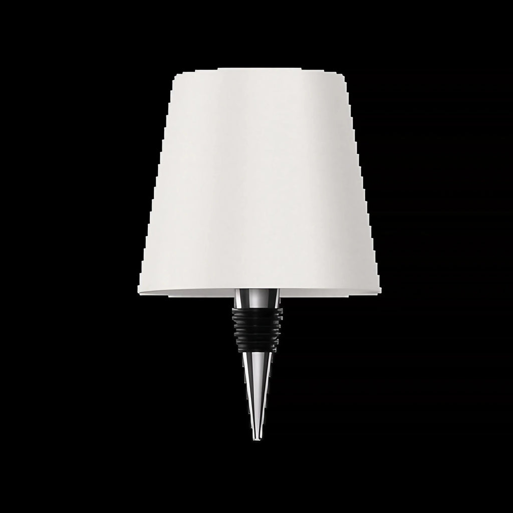 Lampe sans fil à poser sur une bouteille, rechargeable USB-C, blanc