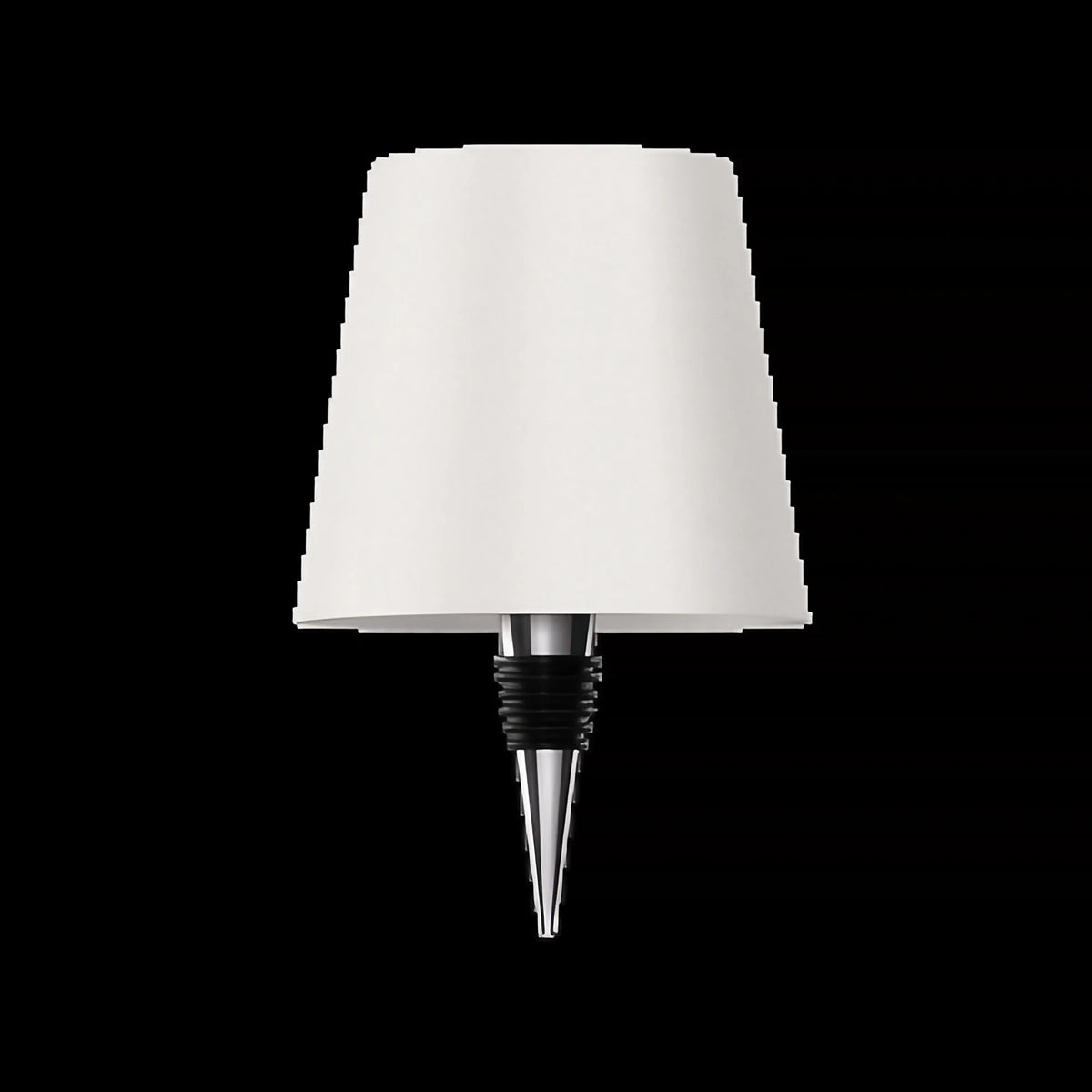 Lampe sans fil à poser sur une bouteille, rechargeable USB-C, blanc