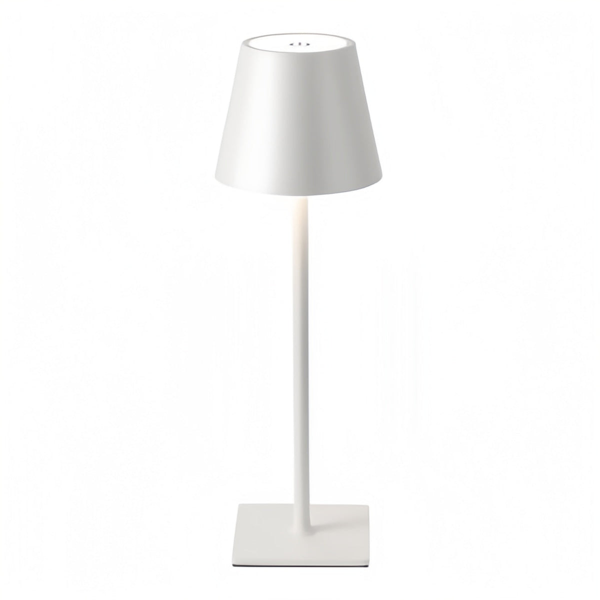 Lampe sans fil rechargeable tactile, 38,1 cm, blanc chaud, blanc